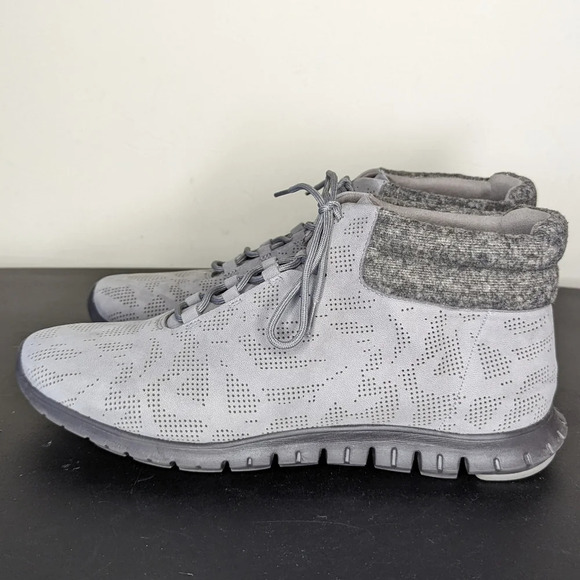 Cole Haan ZeroGrand Nubuck Leather Ankle Boot Shoe - Picture 4 of 12